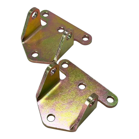 Chevy V8 Small Block Motor Mount Kit, Heavy Duty Steel Fixed Mount With Bolts, 2 Pack, Engine Mounts For SBC Engines