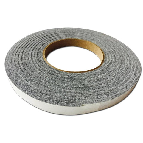 Gasket roll, LavaLock high-temp BBQ gasket 1/2 in x 1/8 in, grey, self-stick for Nomex smoker door lid, Amazon