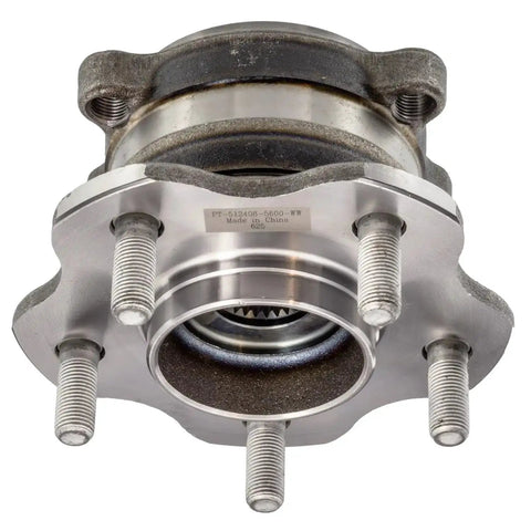 Front view of Front Hub Bearing Assembly for 2009-2014 Nissan Murano 5-Lug ABS Sensor, Bolt-On Direct Fit, 29-Spline Ball