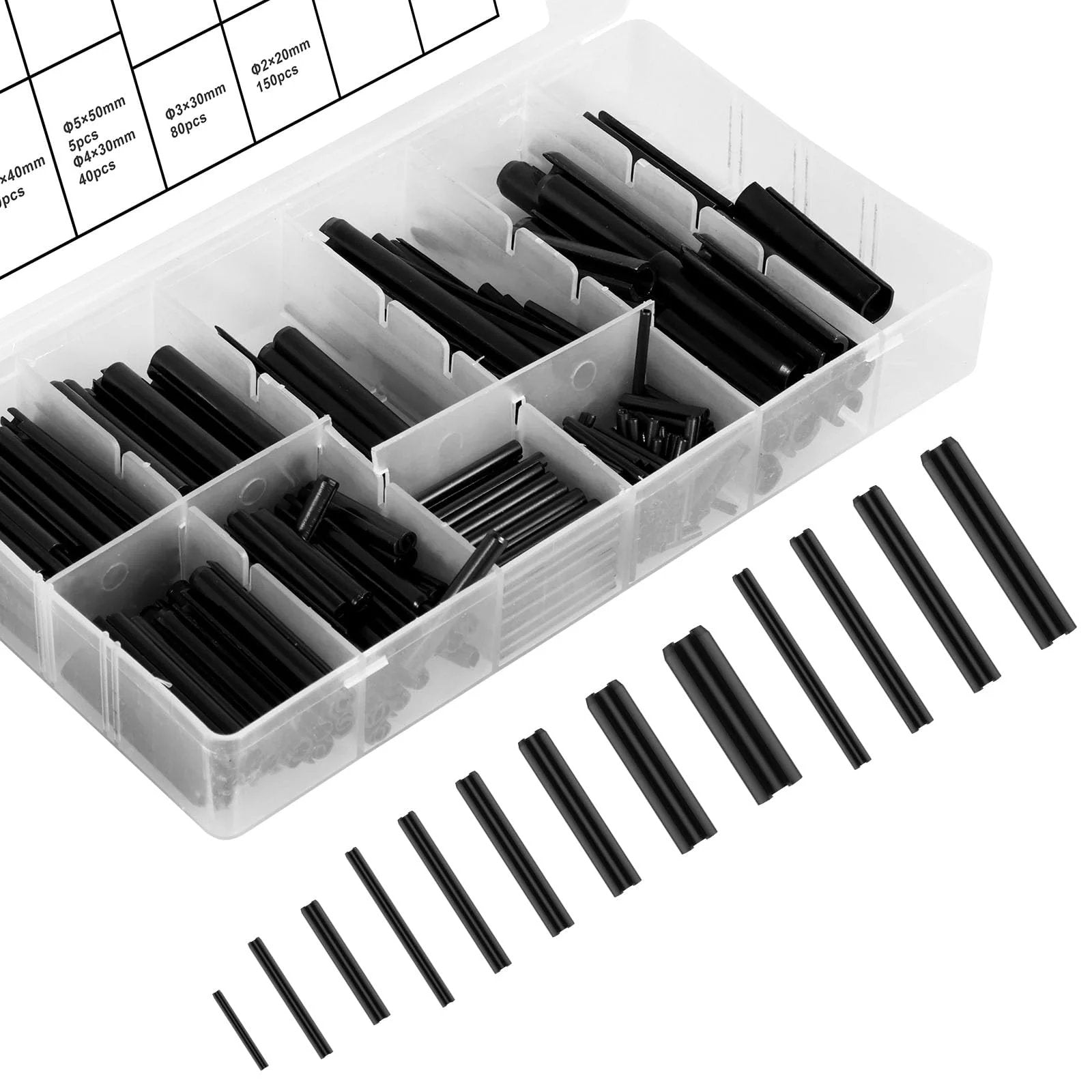 stainless steel roll pin assortment Set - 450 Pieces 🍁...