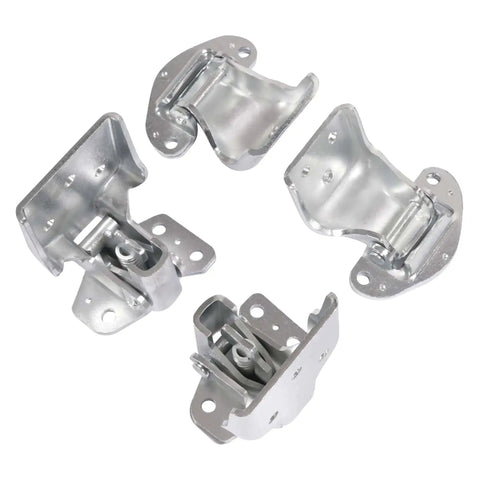 4 Piece Door Hinge Set For Classic 1971-1974 Dodge Charger Coronet Plymouth GTX Road Runner Satellite Hinges Silver Finish