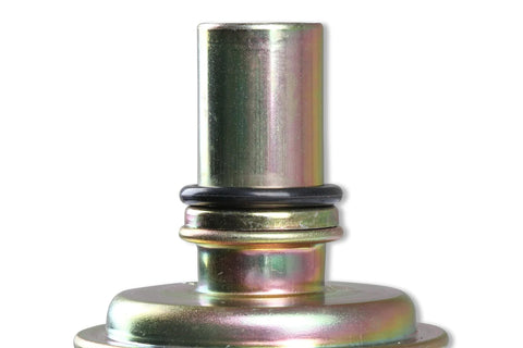 B&M 20234 adjustable vacuum modulator, metal shaft with rubber seal, iridescent finish.
