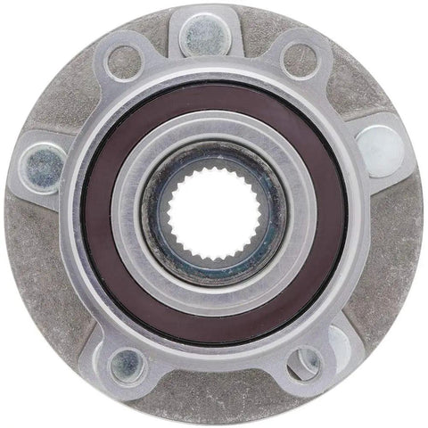 2-Pack Front Wheel Hub Assembly Set, Steel, Ball Bearing, 66.9mm Bore, Fits 2014-2018 Mazda 3 And 2016-2021 Mazda CX-3, Front Left And Right, Replaces WA513354 And HA590523, Built For Your Daily Driver, top view