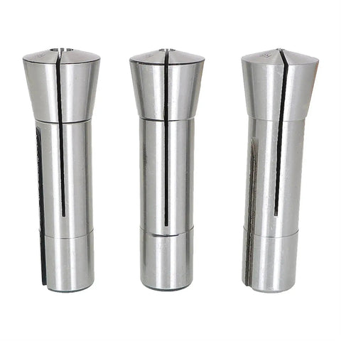 Spring Collet Set R8 Size One Eighth To Seven Eighths Inch In Steel Seven Piece Kit For CNC Milling Chuck And Lathe Tool Holders