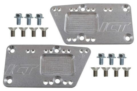 SBC To LS Engine Motor Mount Adapter Plates Universal Swap Bracket Kit For Small Block Conversions Adjustable To Fit LS1 LS3 LS2 LQ4 LQ9 LS6 L92 L99 L33 LR4 Billet 551628 Made In USA with bolts