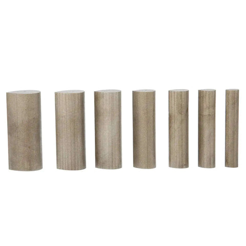 Seven piece 45 Steel Jewelry Punch Die Disc Cutter Set Drop Shaped Forming Tools for Metal Gasket Brass Sheet Handcraft.