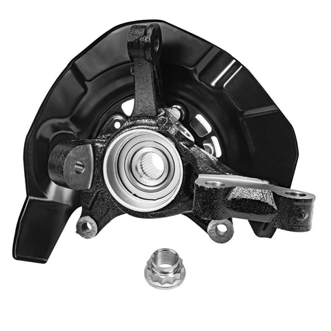 FWD Front Steering Knuckles And Wheel Hub Bearings Replacement Kit For 2004 2005 2006 2007 Toyota Highlander front view