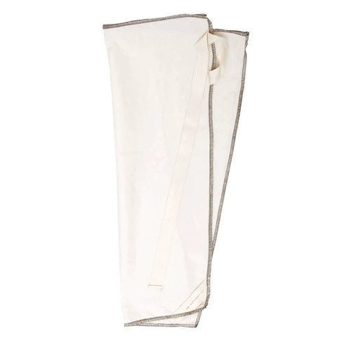Industrial 10 Gallon Reusable Coffee Filter Set With Organic Cotton GOTS Certified Two Pack For Large Urns Easy Cleanup Eco Friendly Brew Saver That Slashes Waste And Daily Costs, laid flat showing fabric texture.