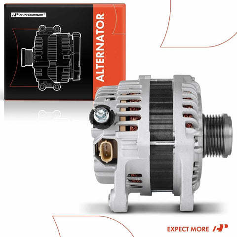 Alternator Replacement For Nissan Altima 2013 Through 2018 2 5L 12V 110A With 6 Groove Clutch Pulley Clockwise