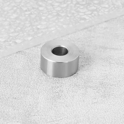 8Pcs 304 Stainless Steel Spacer Sleeves M8 Unthreaded Bushings Gaskets ID 8.2 X OD 20mm, Height 10mm shown on surface