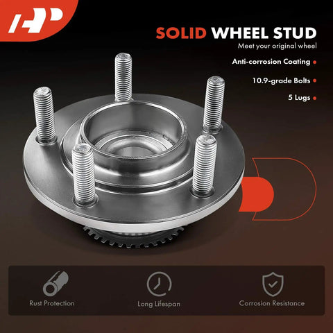 Rear Wheel Bearing Hub Assembly With ABS Ring For Mitsubishi Lancer 2004 2006 And Outlander 2003 2006 5 Lug FWD