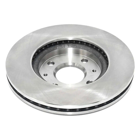 Professional Front Vented Brake Rotor For Street Ready Performance With Hub Centric Fit And Non Directional Swirl Finish That Eliminates Machining Durable Castings For Strength And Long Life Plus Smart Airflow To Push Heat Out Fast close-up
