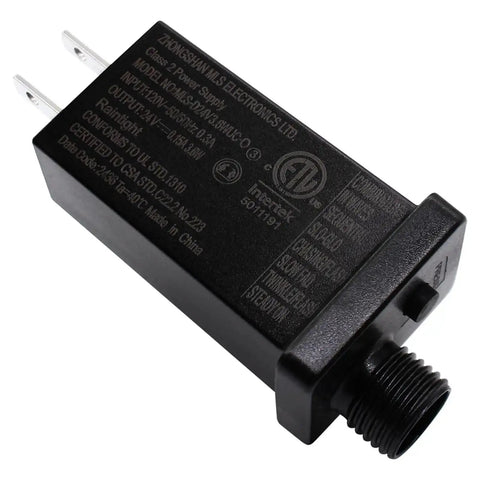 24V Low Voltage LED Transformer With 3.6W Output IP44 Waterproof LED Driver No Fuss US Plug Class 2 Power Supply