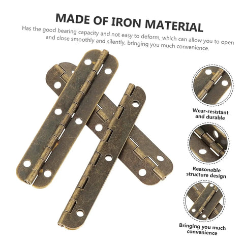 Long Piano Hinge Set For Cabinets And Furniture Continuous Flush Mount Hinges Pre Drilled For Smooth Action Heavy Duty