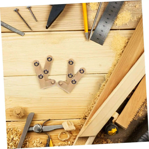 Heavy Duty Brass Hidden Door Pivot Hinges For Wood Doors Smooth Vertical Rotation Noise Reduction Invisible Hardware shown on wooden background
