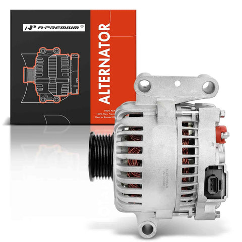 Beefy 110 Amp 12 Volt Alternator For Ford Escape And Mazda Tribute 2001 2002 2003 2004 V6 3.0L With 6 Groove Pulley Drop In Replacement Part 1L8U10300CD