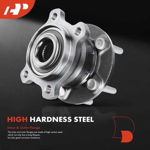 Rear Wheel Bearing And Hub Assembly 5-Lug Compatible With Ford Escape 2013 2019 AWD And Lincoln MKC 2015 2019 AWD