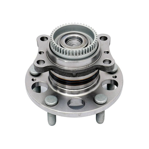 Rear Wheel Hub Bearing Assembly Two Pack For Hyundai Elantra And Kia Forte FWD Only, front view showing mounting bolts.