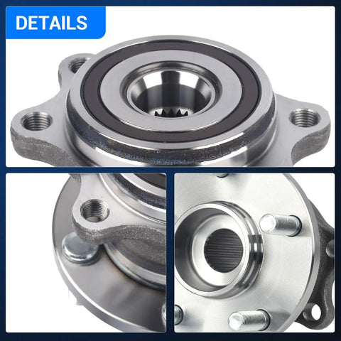 Rear Wheel Hub And Bearing Assembly 512293 For Subaru Outback Legacy 2005 Through 2009 With 5 Lugs ABS Rear Axle