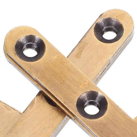 Close-up of bronze hidden door hinges 2 pack pivot hardware for silent operation, heavy duty horizontal door and window fittings.