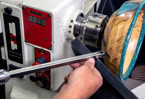 90 Degree Carbide Detailer Tool For Turning Acrylic Resin And Wood Resin Hybrids On A Lathe 12 Inch No Handle Stainless Steel