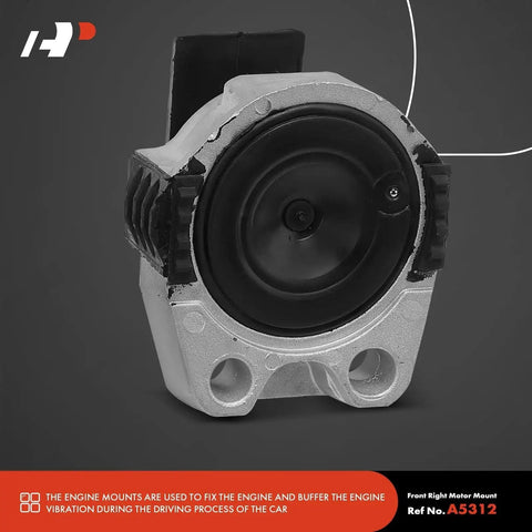 Front right motor mount from Ford Focus 3 Piece Engine Motor Mount And Transmission Mount Set For 2012 2013 2014 2015 2016 2.0L