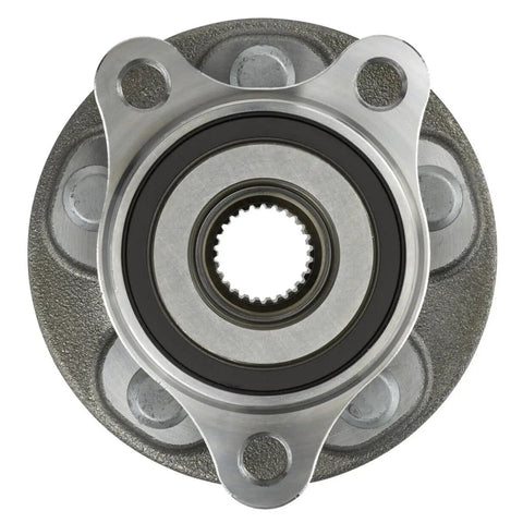 Front view of Front Wheel Hub Bearing Assembly With Abs Replacement For Toyota Corolla 2019 To 2024 Prius 2016 To 2022 Two Piece Set