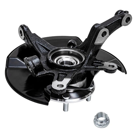 Front Wheel Hub Bearing And Steering Knuckle Assembly Kit For 2006 2011 Honda Civic showing one side of knuckle with hub