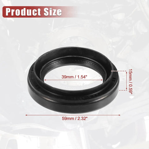 Two Pack Crankshaft Seal And Transfer Case Output Shaft Seal Replacement For Toyota 4Runner 1995 2009 Uxcell OE Number 9031141010