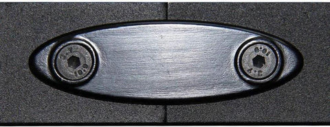 Rail Connector For Sliding Barn Door Hardware Junction Plate To Make Spliced Rails Move As One Smooth Track, Heavy Duty Steel And Nylon