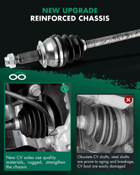 New CV Axle Shaft Assembly Front Left And Right For Subaru Forester 2.5L Impreza 2.5L WRX 2.5L XV Crosstrek 2.0L