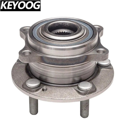 2 Pack Front Wheel Hub Bearing Assembly 513266 And 513256 5 Lug Fit Hyundai Santa Fe Kia Sorento Replacement front view