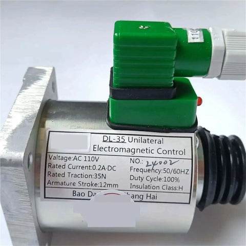 Front view of AC 110V Escalator Brake Electromagnet Replacement For Elevators Elevator Spare Part Industrial Magnetic Brake Coil
