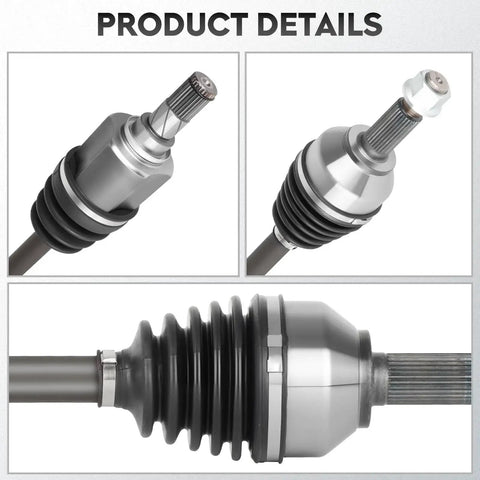 Nissan Altima 2.5L Front CV Axle Shaft Assembly Pair Fit 2007-2013 Not Hybrid Also Compatible With Rogue 2008-2013 and Rogue Select 2014-2015 Front Wheel Drive Only Driver and Passenger Side Easy Install close-up