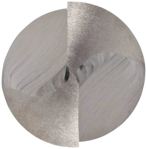 High Speed Steel NC Spotting Drill Bit For Precision Centering And Chamfering, 120 Degree Point, Half Inch Diameter, Top View