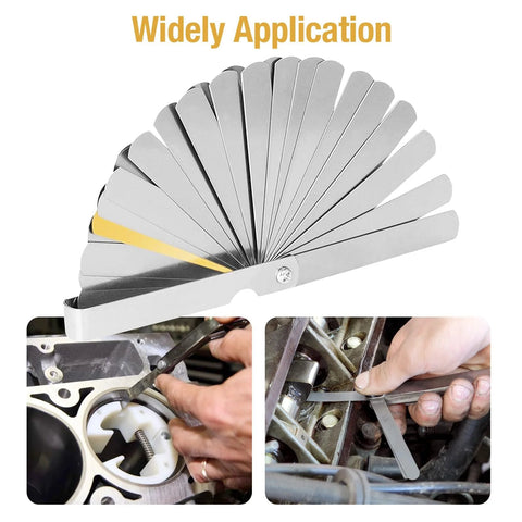 Universal Piston Ring Squaring Tool With 32 Blades Feeler Gauge For End Gap Measurement used in engine cylinders