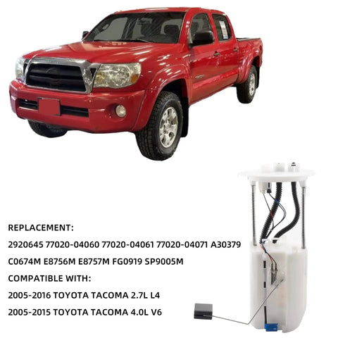 Fuel Pump Module For Toyota Tacoma 2005-2016 2.7L Engine And 2005-2015 4.0L V6 Engine Pickup Replaces 77020-04060