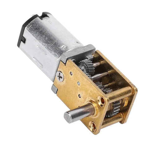 Compact Mini Reducer Motor With Metal Gear And Micro Worm Gear Reducer High Precision DC Gear Motor for robotics and smart locks