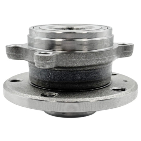 Audi Front Wheel Bearing Hub Assembly Replacement For A3 Q3 TT Quattro And VW Jetta Beetle Passat Golf GTI CC Eos Rabbit Golf R R32 Front Wheel Hub Bearing Unit With OEM Fit And Smooth Quiet Operation front view