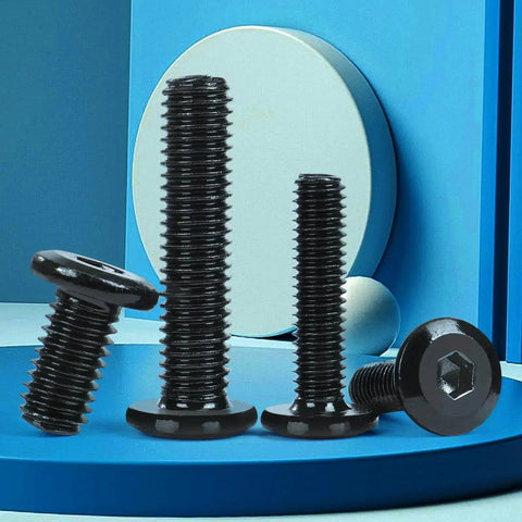 M8 1.25 X 20mm Hex Socket Cap Screws 33 Pack Flat Head Full Thread 304 Stainless Steel Black Zinc Plated Hardware Built To Last