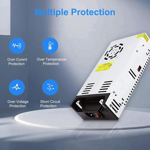 24V 25A 600W Power Supply Converter From Universal AC110 220V Input To Regulated DC24V with protection features