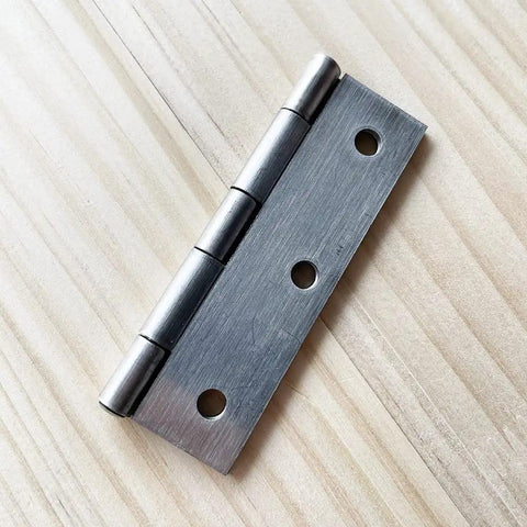 Heavy Duty 2 Pack 3.5 Inch Folding Butt Hinges in 304 Stainless Steel with Brushed Finish for Doors Cabinets Chests Boxes and Lids Includes Mounting Screws Adiyer