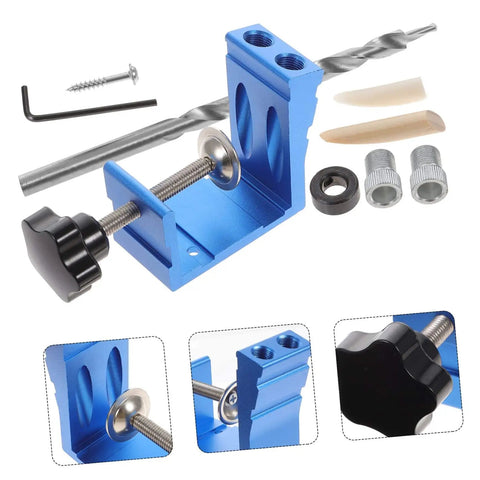 Pocket Hole Jig Angle For Precise Pocket Woodworking Do It Yourself Friendly Cabinet And Furniture Assembly Tool with accessories