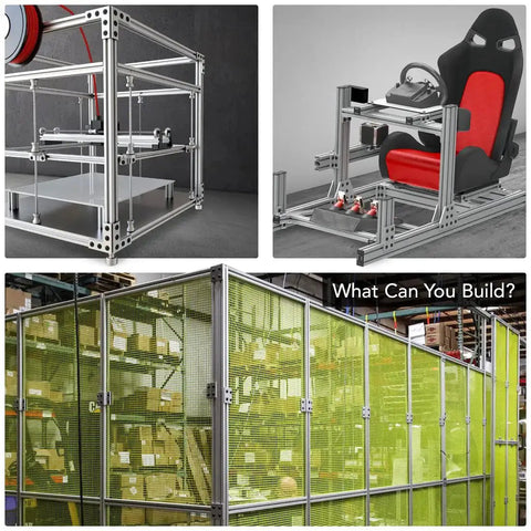 Heavy Duty 15 Series Bolt Assembly Kit used in DIY aluminum extrusion structures and T-slot frames for various builds
