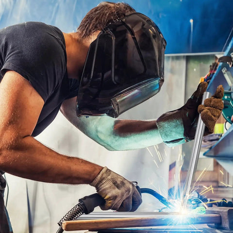Welder using Six Pack Round Steel Tubes 12 Inch Long Three Quarters Inch Outer Diameter 0.51 Inch Inner Diameter 0.12 Inch Wall Weldable Seamless Tubing