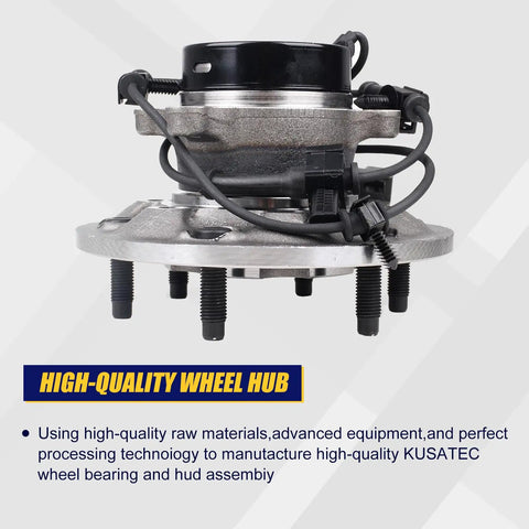 Front Right Wheel Bearing And Hub Assembly 515111 Drop In Ready Direct Fit For 2004 2008 Chevy Colorado with ABS and 6 Lug Bolts