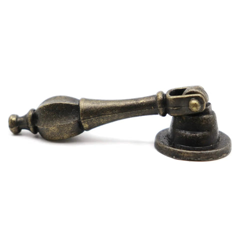 Antique Vintage Pulls With Pendant For Dresser Drawer Cabinet Furniture Bronze Zinc Alloy 5 Pack Includes Screws For Easy Installation