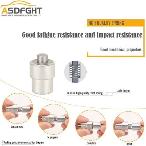 Demonstration of a high quality spring with good fatigue resistance and impact resistance by ASDFGHT brand.