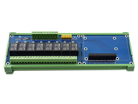 8 Channel Relay Expansion Board for Raspberry Pi and Jetson Nano 5V Power Supply GPIO Ready Controls High Voltage Home Appliances Up To 5A 250V AC with Photo Coupling Isolation and Rail Mount Case.