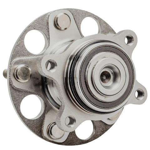 Rear Wheel Hub And Bearing Replacement Kit For 2006 2011 Honda Civic ABS LX DX GX 2 Piece Set Direct Fit With Rear Left And Right Hubs 5 Bolt Pattern Encoder ABS Flange 4 Bolt Square No Fuss Install